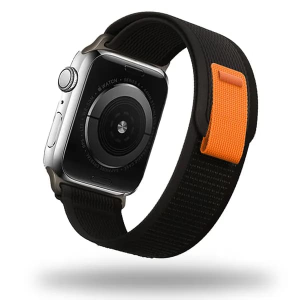 Тканевый ремешок для Apple Watch, Series 1-9, SE, Ultra / 42, 44, 45, 49 mm, Series 10 / 46 mm. Нейлоновый ремешок для Эпл Вотч.