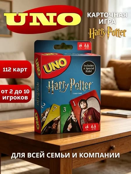 UNO Harry Potter карточная игра 112 карт