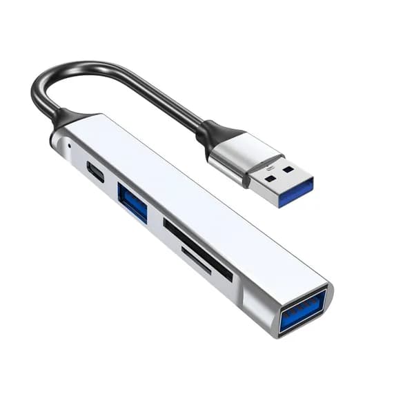 Встроенный USB - разьем для подключения к компьютеру и кардридером