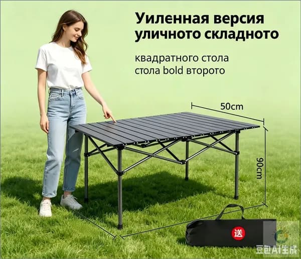 Садовый стол 90х50х50 см