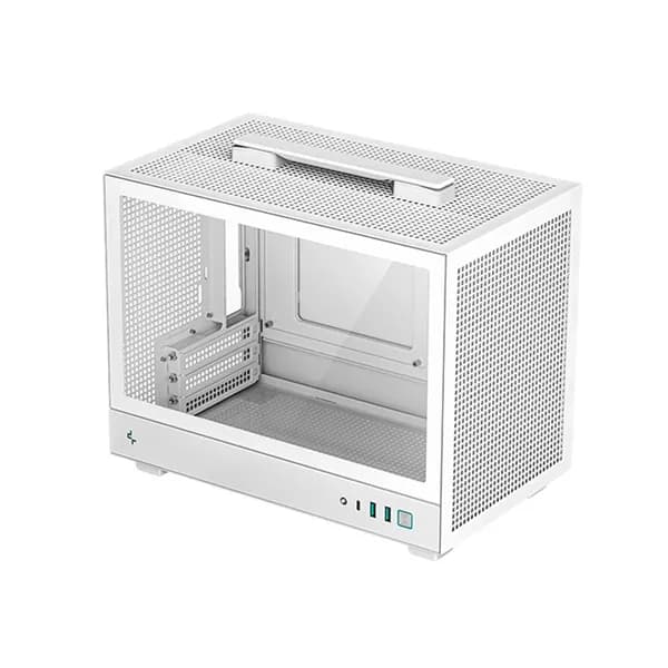 Компьютерный корпус Deepcool CH160 WH, Mini-ITX, USB Type-C, поддержка видеокарт до 230 мм, без блока питания