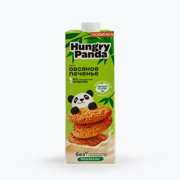 Растительный напиток ультрапастеризованный Овсяное печенье, 1 кг, HUNGRY PANDA
