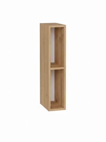 Кухонный модуль навесной, без фасада, бутылочница, 716х150х302, с полкой, Дуб Вотан R0443D