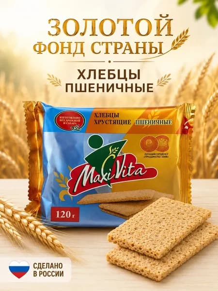 Хлебцы пшеничные 120г
