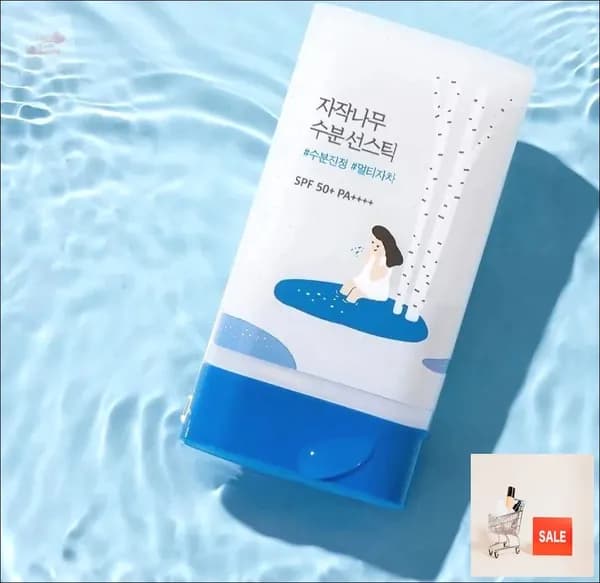 Round Lab Крем-стик солнцезащитный березовый увлажняющий - Moisturizing sun stick SPF 50+ 19г1