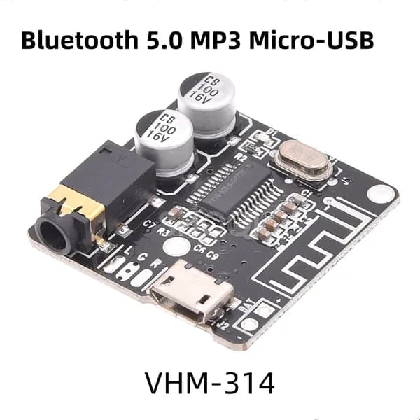 Bluetooth 5.0 модуль MP3 декодирование платы аудиоприемник Micro USB интерфейс стерео выход VHM-314