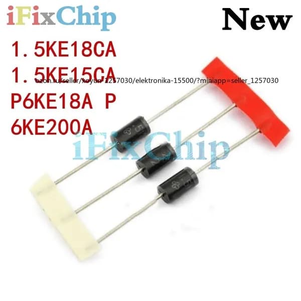 20шт. новый 1.5KE15CA DO-27