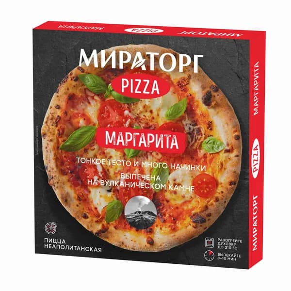 Пицца Маргарита 340 г, Мираторг, замороженная