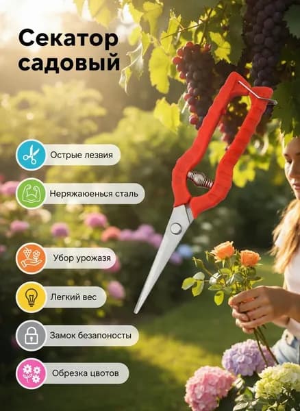 Садовые ножницы, лезвиеСталь