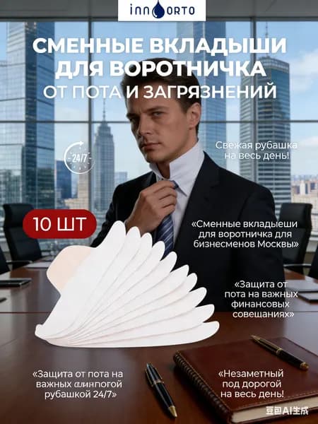 Вкладыши от пота, 10 шт.