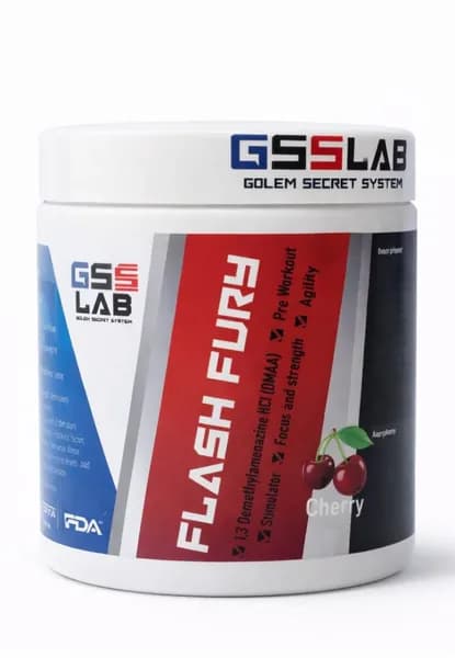 GSS Lab Flash Fury предтренировочный комплекс 250 грамм со вкусом вишни