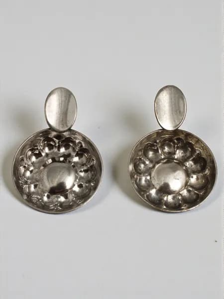 Антикварные маленькие пепельницы (2 шт), металл, Европа, 1920 год