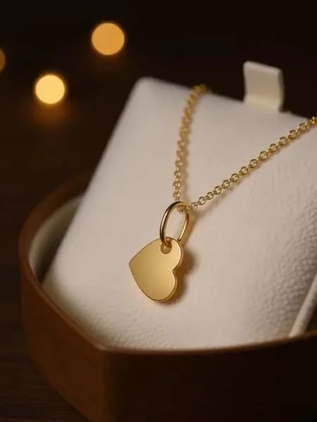 Подвеска "Сердце", из золота 585 пробы