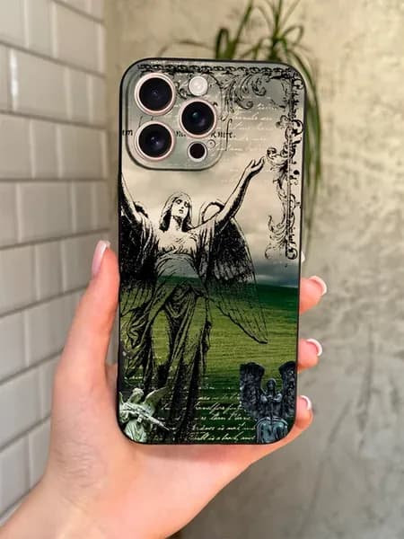 Чехол на IPhone 16 Pro Max с принтом Ангел