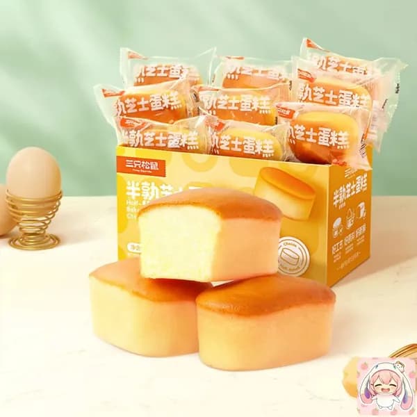 Сладкий и нежный, вкусный чизкейк 400 г (около 12 штук) Питательный завтрак для всей семьи, перекус в полночь, ежедневное развлечение, чтобы удовлетворить ваши аппетиты.