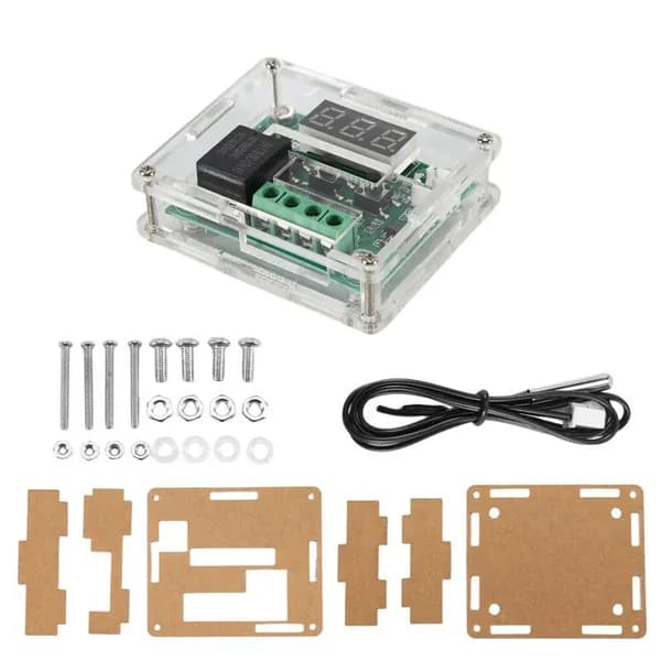 C0W1209 DC 12V Плата цифрового контроллера температуры -50-110 C Электронный переключатель модуля управления температурой (1 шт.)