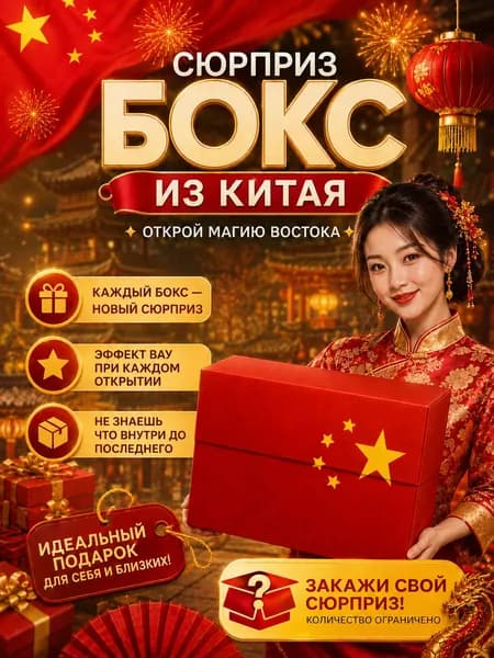 Сюрприз бокс Китай. Необычный и оригинальный подарок