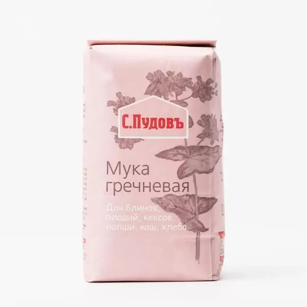 Мука С.Пудовъ гречневая 500 г