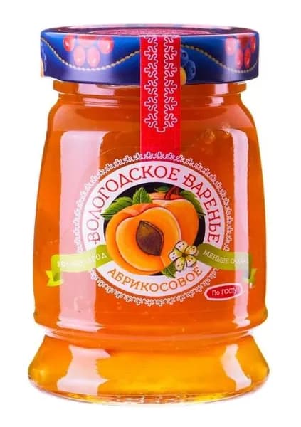 Варенье абрикосовое Вологодское варенье, 370 г