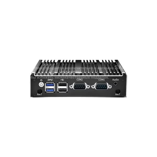 SANTIN Мини-ПК (Intel Celeron N2930, RAM 8 ГБ, SSD 128 ГБ, Intel HD Graphics, Windows 10 Home), черно-серый, черный