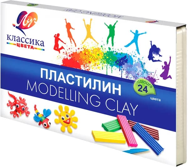 Пластилин Классика, 24 цвета