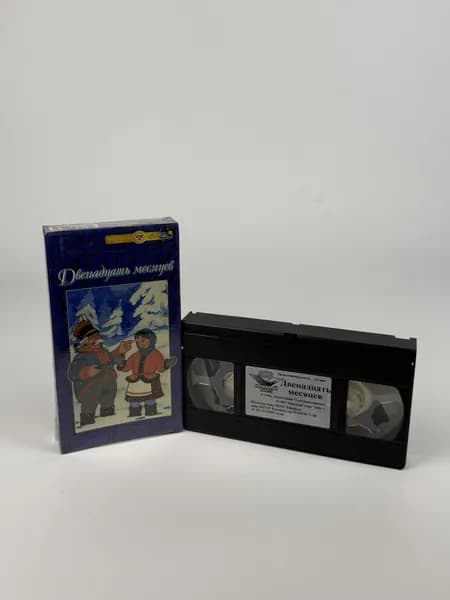 Винтажная видеокассета VHS "Двенадцать месяцев", 2003 г.