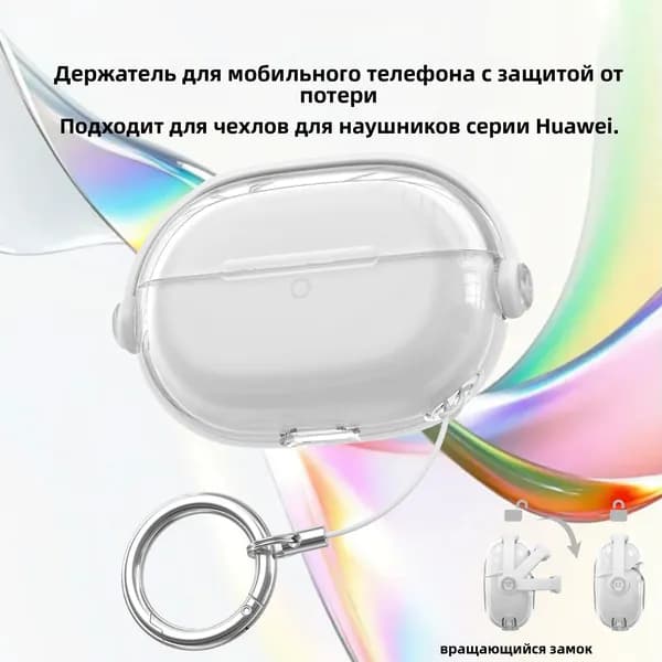 Подходит для защитного чехла Huawei FreeBuds Pro 5, прозрачный мягкий чехол.