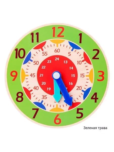 Познавательная головоломка с часами