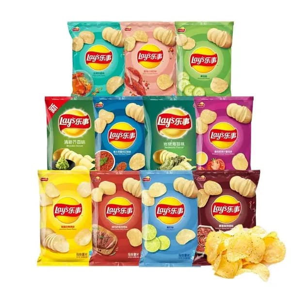 Огуречный вкус 40 г - Картофельные чипсы Lay's