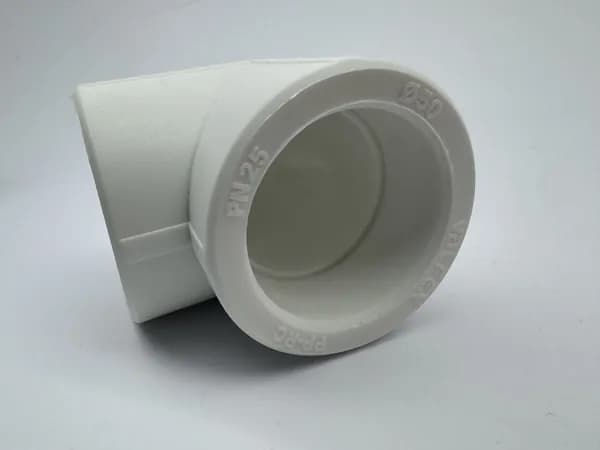 Уголок полипропиленовый 50х90 градусов PPR (Valfex) 2шт.