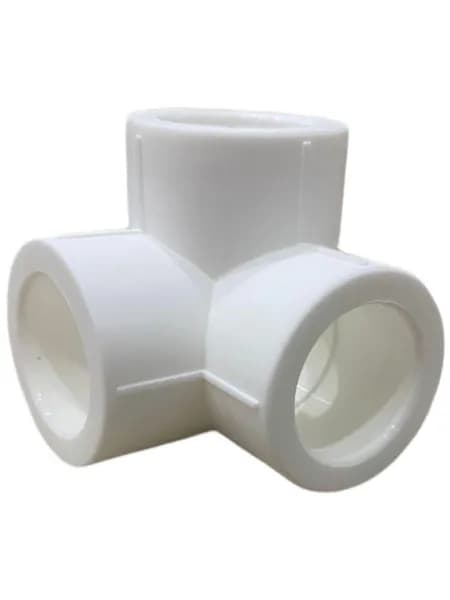 Тройник двухплоскостной Aquabeam 20x20x20 мм полипропилен AB.PPR.002.DT.020