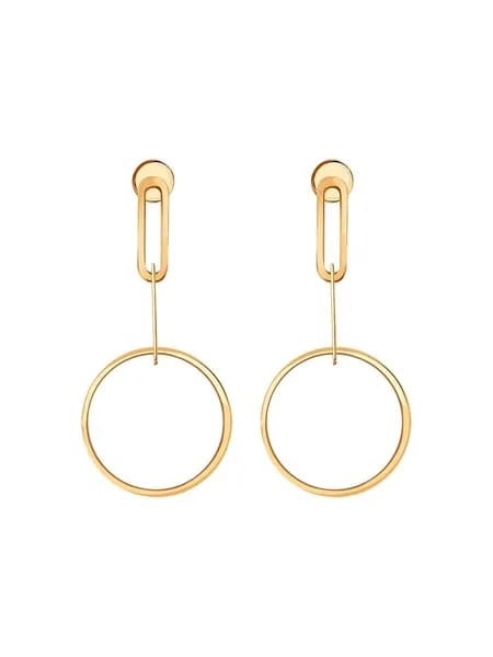 Серьги женские золотые 585 пробы, KARATOV