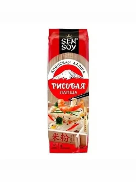 Макаронные изделия Sen Soy Rice Vermicelli Лапша рисовая 300 г