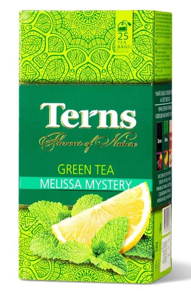 Terns MELISSA MYSTERY чай зеленый пакетированный в саше, 25 пак