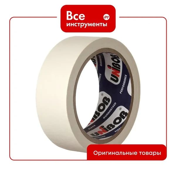 Малярная клейкая лента UNIBOB 48 мм х 25 м 214980