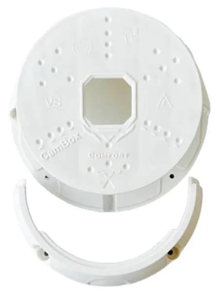 Коробка монтажная CamBox Comfort 811 Wht; для камер видеонаблюдения (белый)