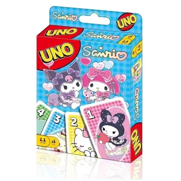 Настольная карточная игра Uno Sanrio, новая версия, 108 карт