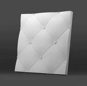 Декоративные гипсовые 3D панели для стен Кожа крупная