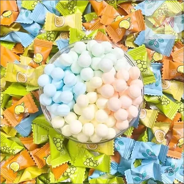 Bulk Sugar Free Vitamin C Mints 250 г Смешанный фруктовый вкус Свежее дыхание