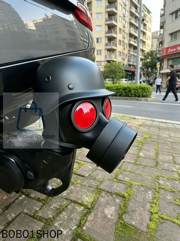 Украшение крюка прицепа/колпачок на фаркоп,Это удлиненный нос с ромбовидной текстурой