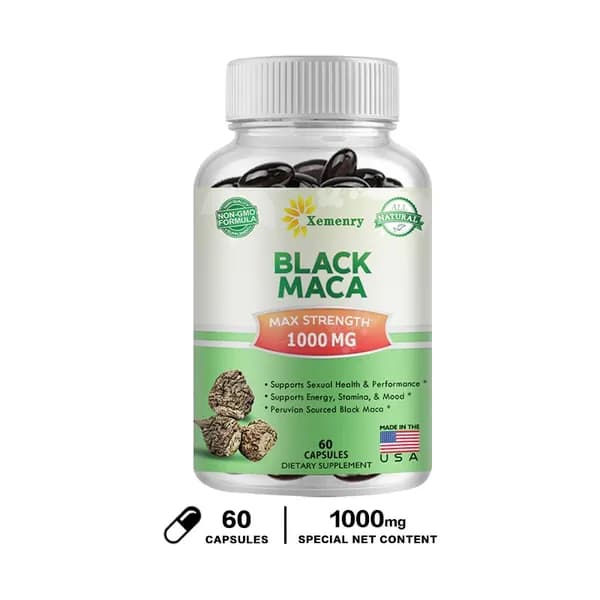 Биологически активная добавка Xemenry Black Maca предназначена для поддержания сексуального здоровья и потенции, повышения энергии и выносливости, а также для регулирования настроения.
