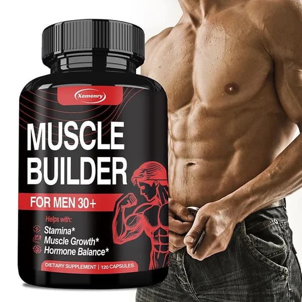 Биологически активная добавка Xemenry Muscle Builder разработана для повышения выносливости, стимуляции роста мышц и балансировки гормонов.