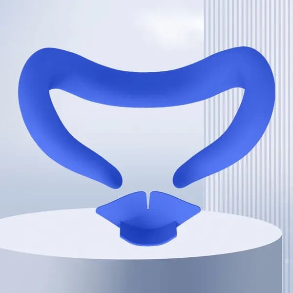 Силиконовая маска для VR-шлема Meta Quest 3 с затемняющей прокладкой