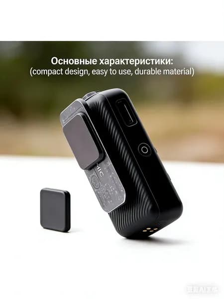 Зажим для микрофонного аксессуара (ножка), магнитный, для петличной радиосистемы