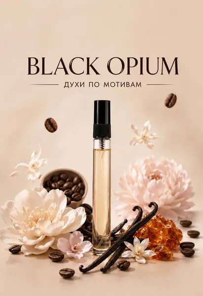 Масляные духи Black Opium Блек Опиум парфюм женские мужские