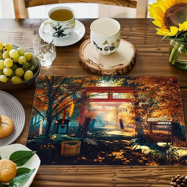 Салфетка сервировочная Искусственные материалы 32x42см, 1шт.