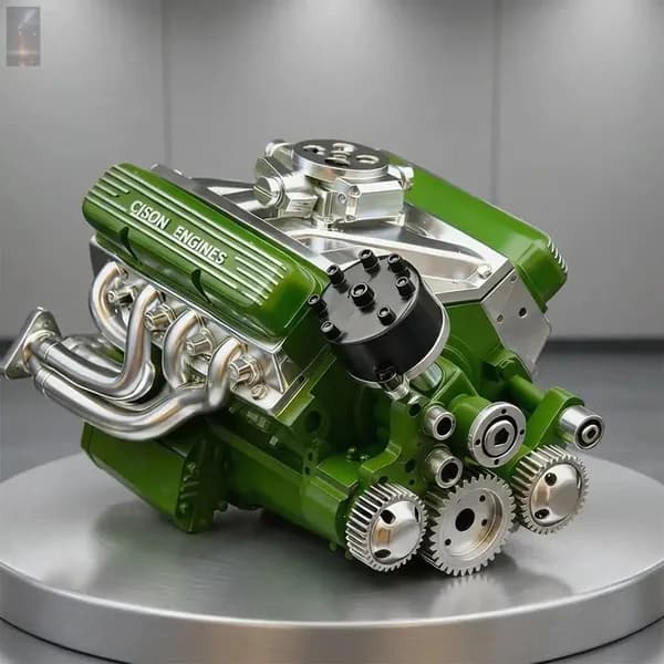 Декоративные модели двигателей V8, сувениры для автолюбителей и офисные интерьеры