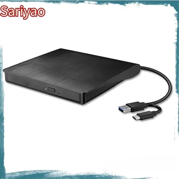 DVD-привод USB 3.0 и Type C, универсальный, для дома и офиса