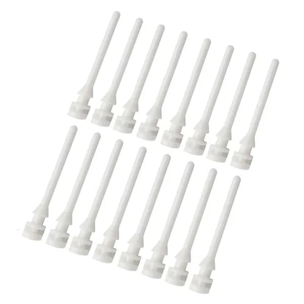 16PCS Резиновые крепления вентилятора ПК, Белый - Короткий стиль
