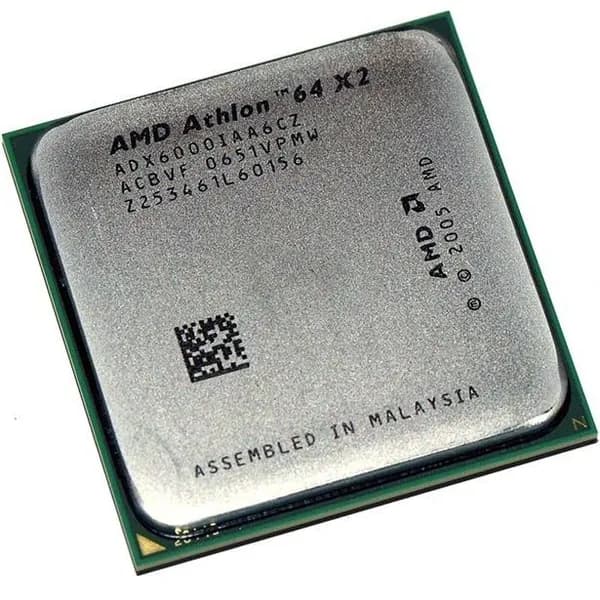 Процессор AMD ATHLON 64 X2 6000+ (ADV6000IAA5DO) OEM - AM2, 2 x 3,1 ГГц, L2 - 512 КБ, DDR2 - 667 МГц, TDP 125 Вт